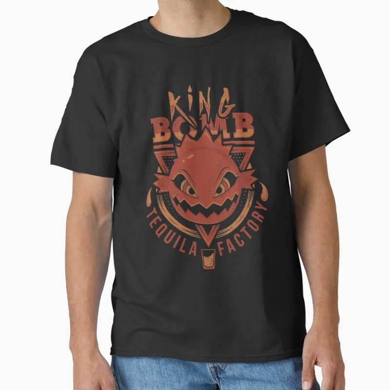 

King Bomb Tequila final fantasy vii cloud strife ff7 soldier 80s Retro videogame T Shirt for men large size Adult tops S-6XL
