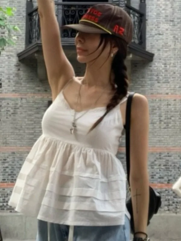 

Сексуальный жилет с открытыми ремнями, женский летний новый дизайн, цветной топ V-Ne, однотонный топ на бретелях