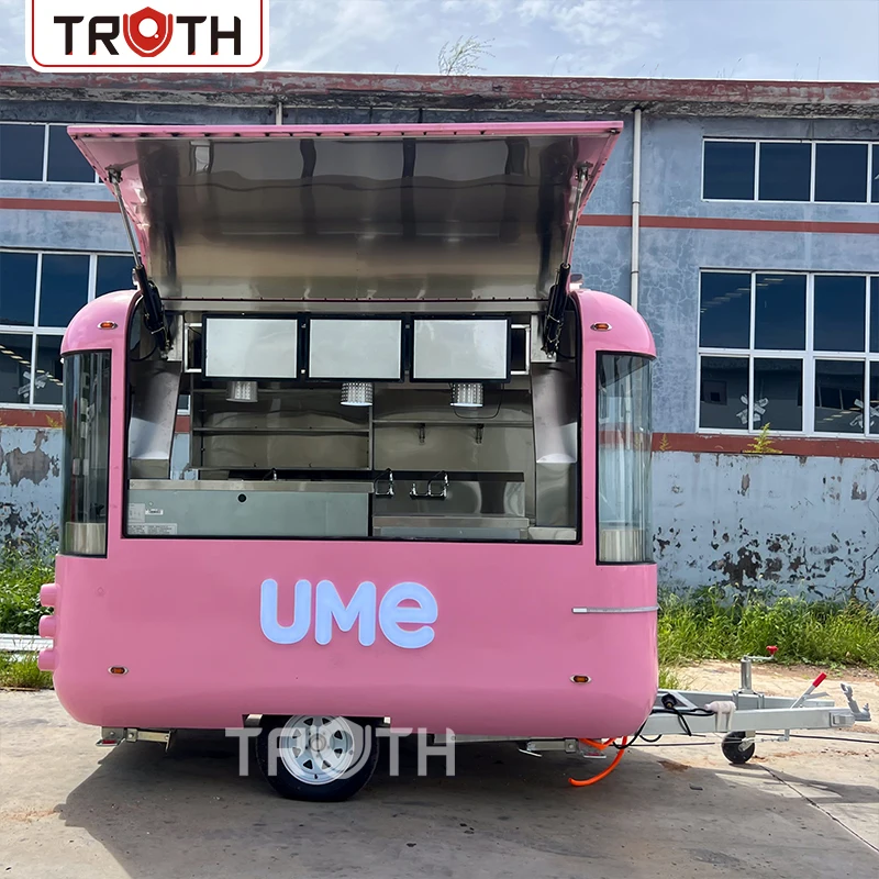 Customizable Odm Food Truck Street Multifunctional Mobile Kebab Pizza Oven for Food Truck Shawarma Stall