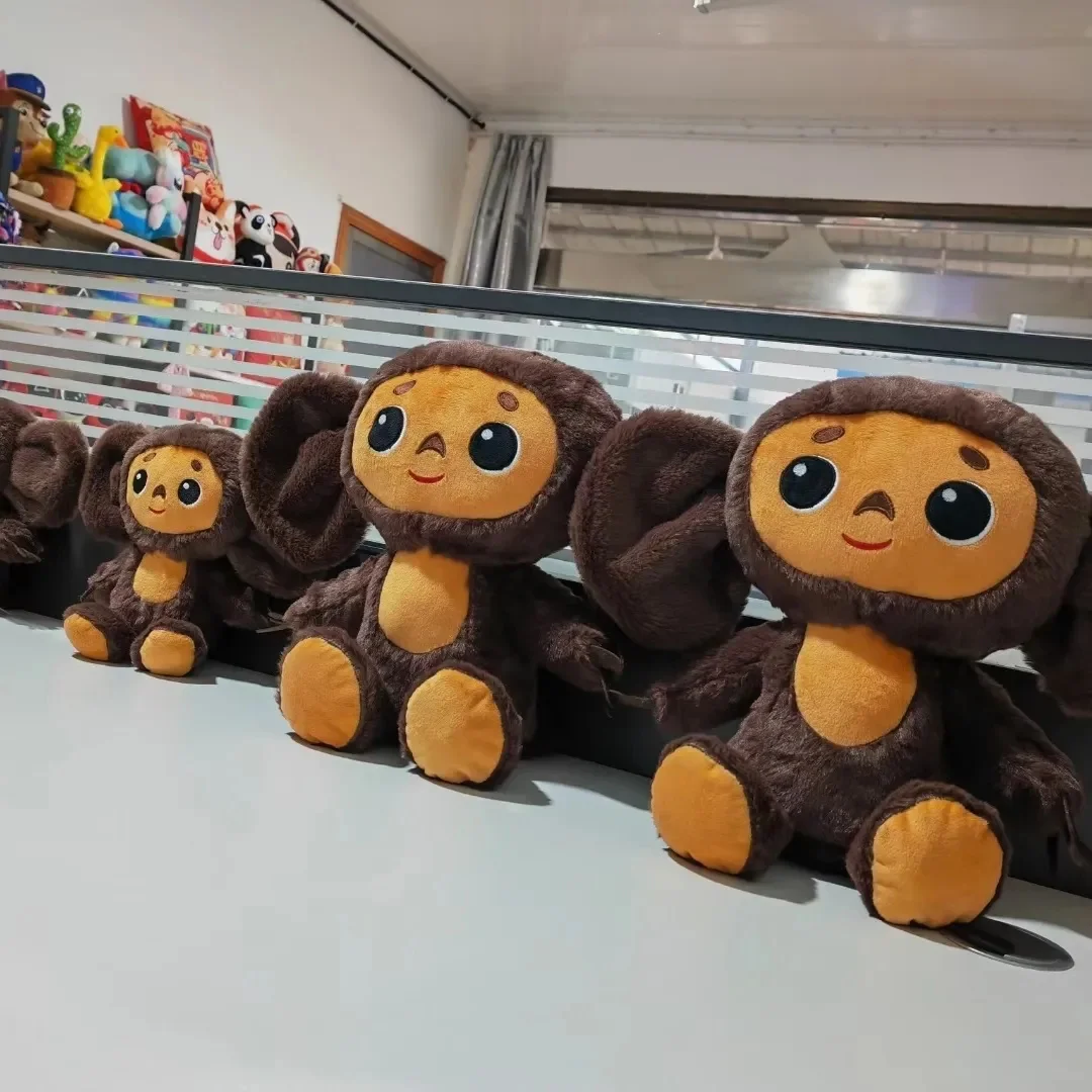 Neue Russland Anime Cheburashka Plüsch Puppe Großen Augen Affe Чебурашка Gefüllte Plushie Spielzeug Schöne Beschwichtigen Kissen Für Kinder Geschenke – Detail 1