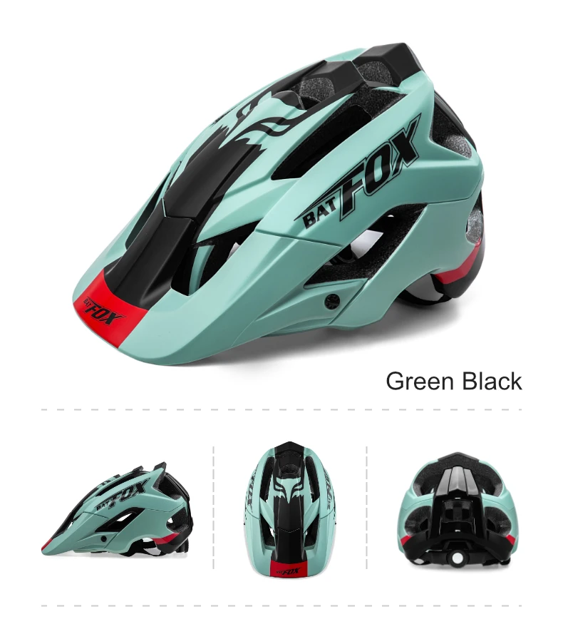 BATFOX Fahrradhelme für Herren und Damen, leichter Rennrad- und Mountainbike-Helm, MTB-Fahrsicherheitshelm, Elektroroller-Fahrradausrüstung – Detail 14