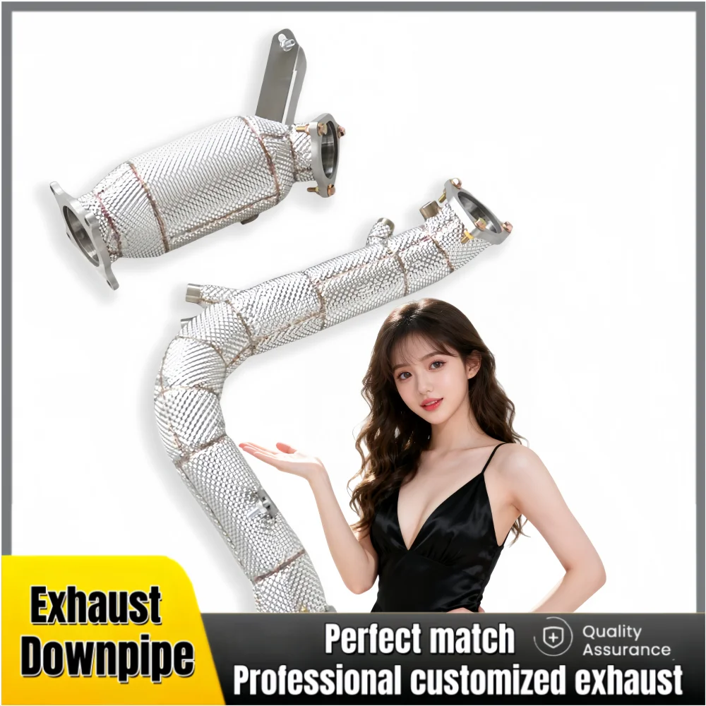 

High-performance Downpipe Header for Audi A7 Sportback 2.0T C8 2020-2025 SS304 Car Performance Exhaust Pipes Perfect Upgrade