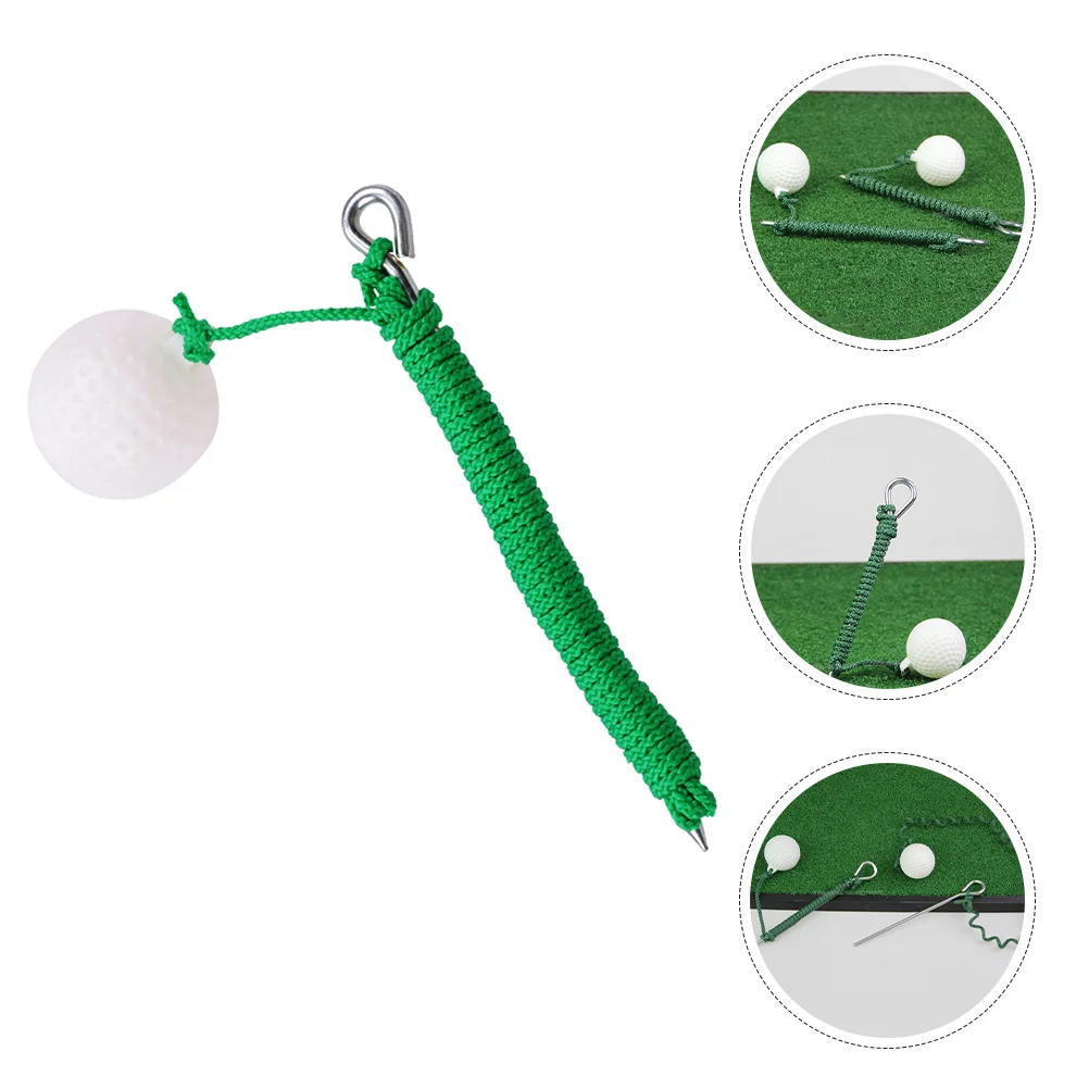 Golf String Ball Golfs Swing Supplies Training Rope Trainer Aid Unisex Metal for