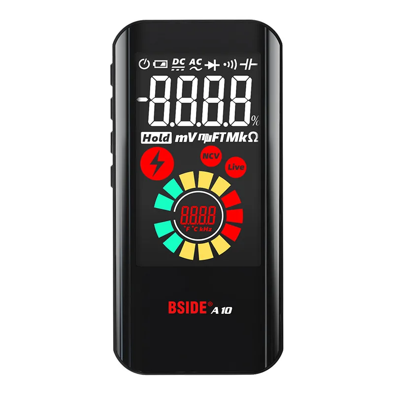 Smart Portable Multimeter True RMS Color LCD Digital Tester for AC DC Voltage Capacitance Ohm Diode NCV Hz Fire Wire Tester