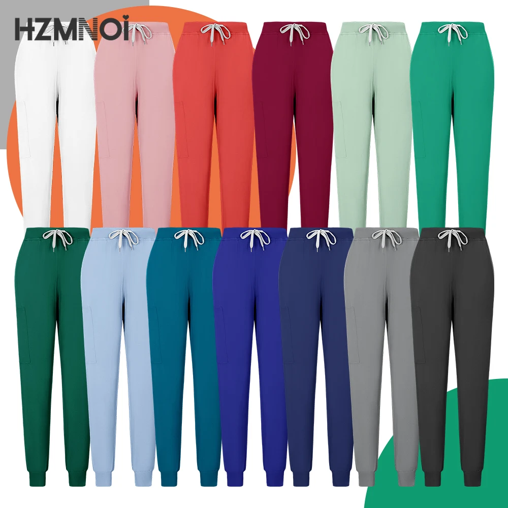 Classic New Nurse Dress Set Male and Female Nurse Accessories Medical Uniform Surgical Dental Clinical Top Pants Lab Workclothes image 4