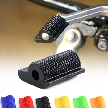 אופנוע משמרת הילוך ידית דוושות גומי כיסוי נעל מגן רגל רגל רג...