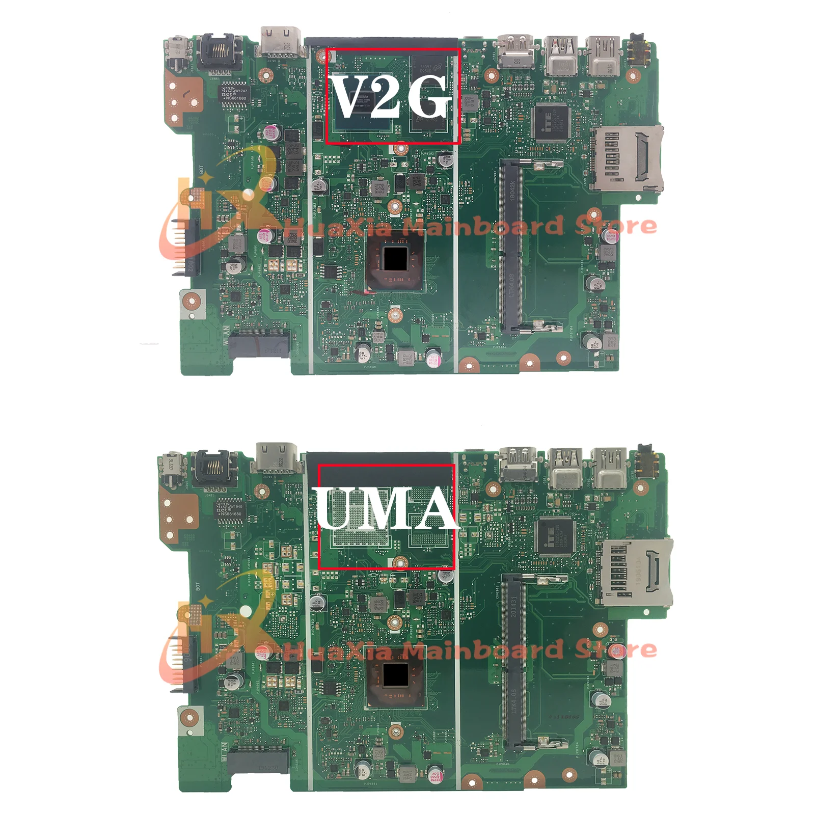 X441MB اللوحة الرئيسية لشركة آسوس X441MA F441M A441M R441M X441M اللوحة الأم للكمبيوتر المحمول N4000/N4100 N5000 GPU-V2G/UMA