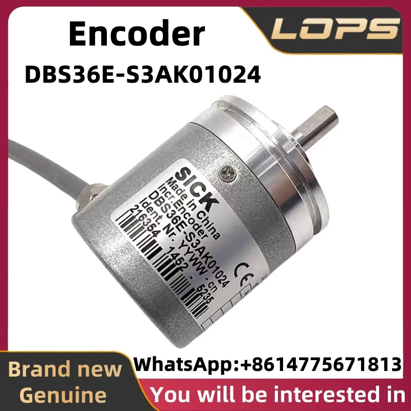 DBS36E-S3AK01024 1060144 Encoder Incremental SICK, Novo e Original, Pronta Entrega, Consulte-nos