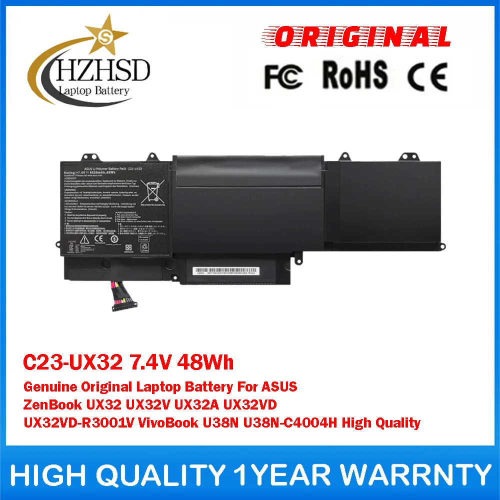 

C23-UX32 7.4V 48Wh Genuine Original Laptop Battery For ASUS ZenBook UX32V UX32A UX32VD UX32VD-R3001V VivoBook U38N U38N-C4004H