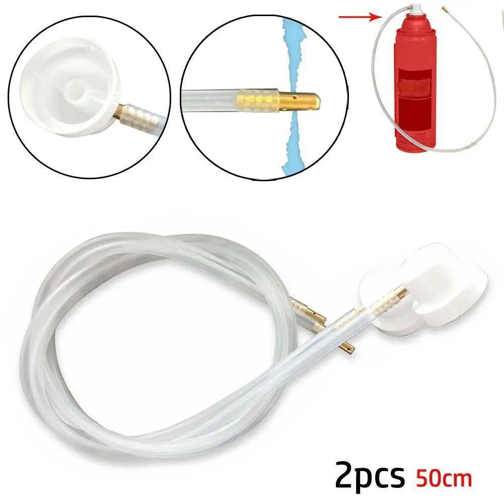 2pcs 4.5mm Car 360 Degree Nozzle Extension Hose Fit For Aerosol Cans Spray Extension Hose Fit For Aerosol Cans Spray