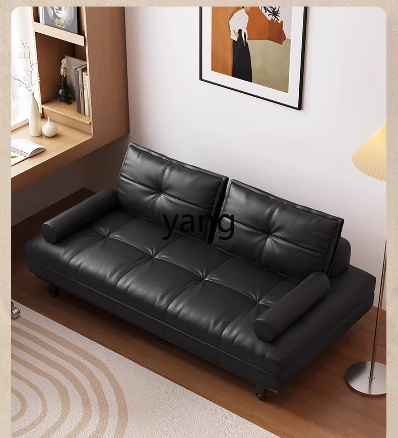 CX cat claw leather tatami sofa bed simple dual-purpose double foldable retractable multi-functional sofa bed