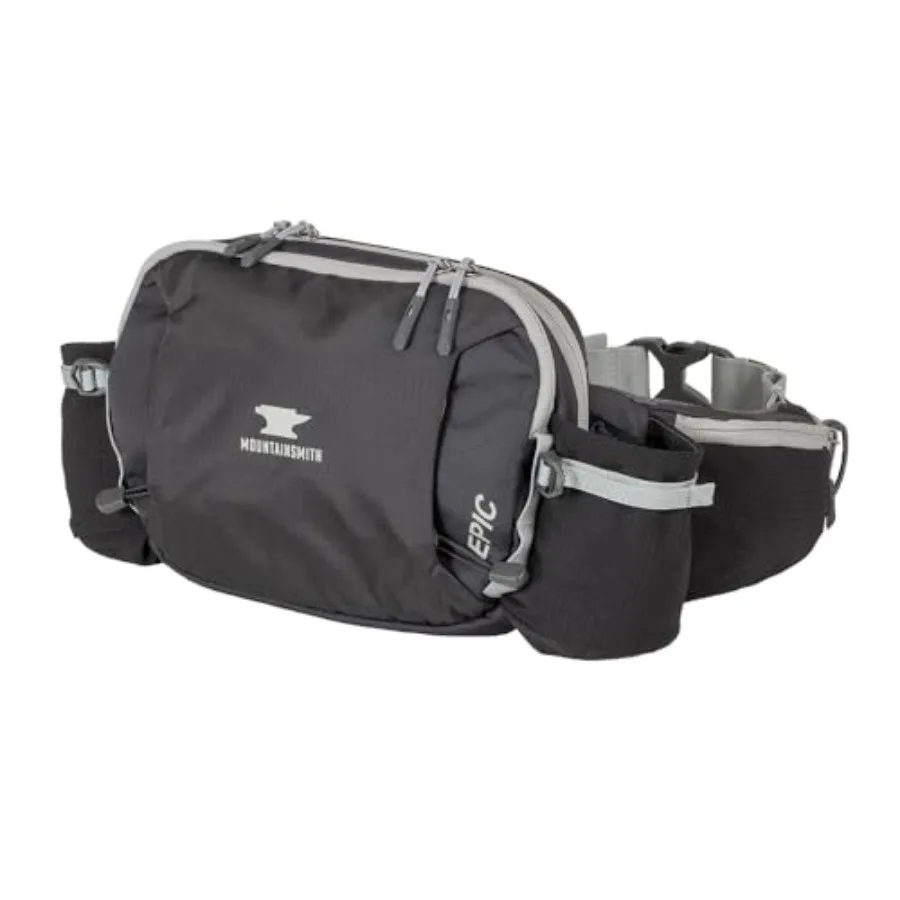 

Epic Lumbar Small Waist and Fanny Pack Running Hiking Cycling Travel and Outdoor Sport Activities with Dual Water Bottle Pocket