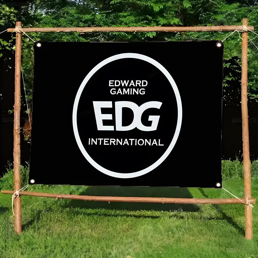 EDward Gaming Flags Daily four ring borderless design indoor outdoor decor easy hang install