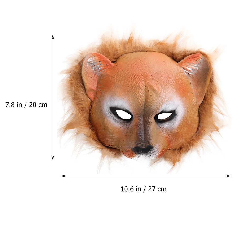 

Leopard Mask Masquerade Masks Halloween Cosplay Party Environmentally Friendly Pu Adult Size Scary Leopard Design Breathable
