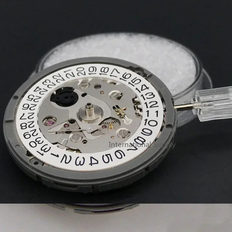 Japan Seiko NH35A Mechanical Movement NH35 White Datewheel 24 Jewels Automatic Self-winding High Accuracy Winding Stem Set Watch