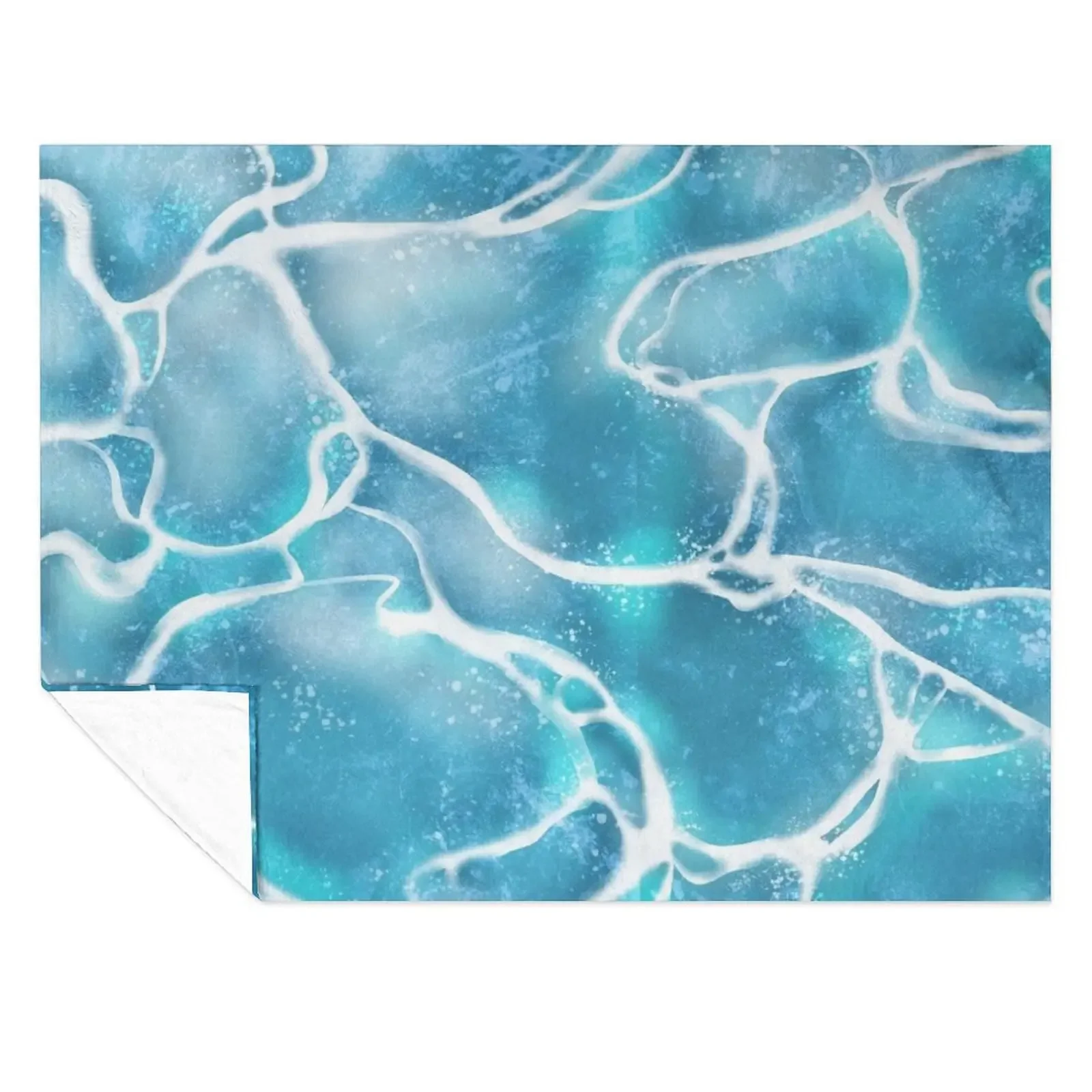 

Deep Blue Sea Throw Blanket Multi-Purpose Blankets For Sofas cosplay anime Hairy Blankets