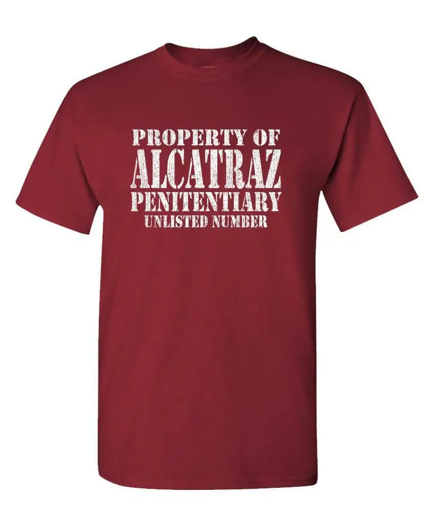 PROPERTY OF ALCATRAZ - Unisex Cotton T-Shirt Tee Shirt