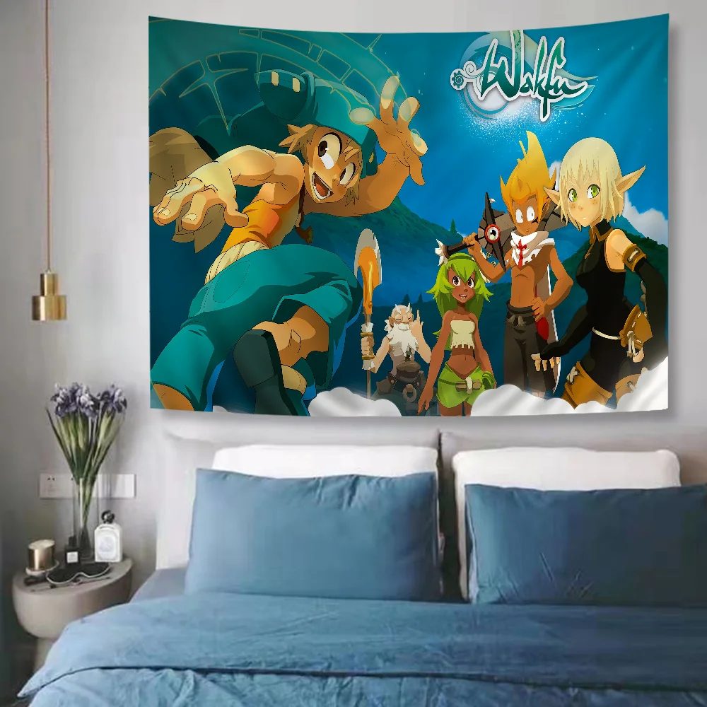 WAKFU Tapestry Floor Mat Non-Slip Laundry Room Mat Laundry Decor Balcony Child Living Room Household Carpets
