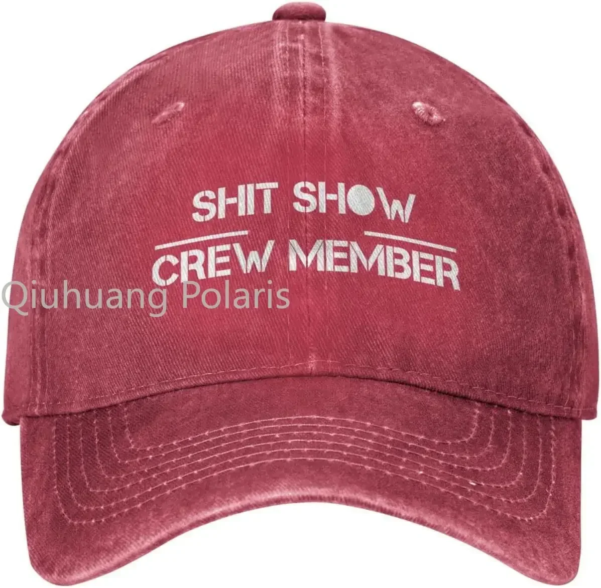 قبعة مضحكة من Shit Show Crew Member قبعة للرجال قبعات البيسبول قبعات الرسم