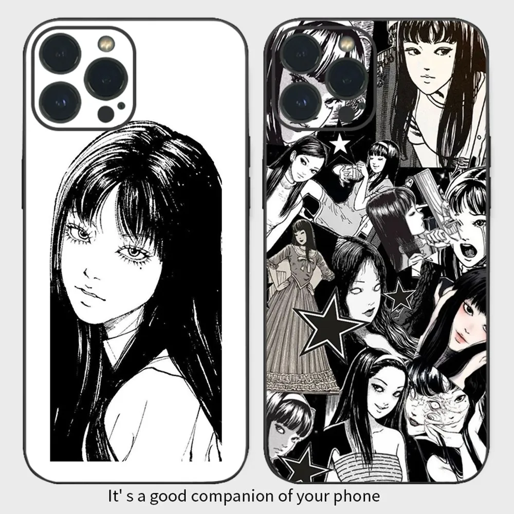 Anime Junji Ito Tomie Phone Case For IPhone16 15 14 13 12 Mini 11 Pro XS Max X XR SE5 6 7 8 Plus Soft Silicone Cover