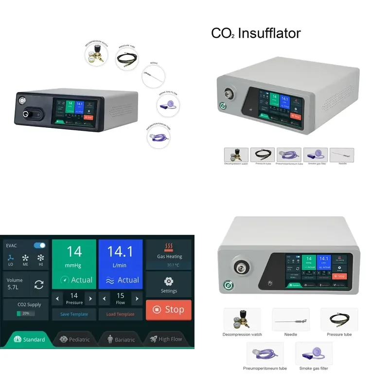 

CO2 Insufflator for Endoscopic Surgery With Digital Pressure Display and Automatic Adjustment