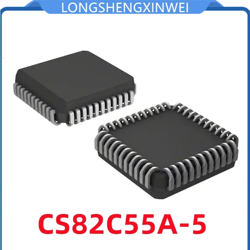 1PCS New CS82C55A-5 CS82C55A Programmable Peripheral Interface I/O Extender Chip PLCC-44