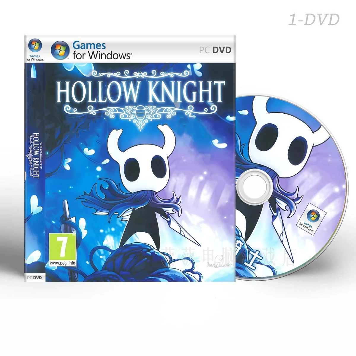 

Игра Hollow Knight Копия DVD ACT PC Games Детали машины Mega Disc Косплей Оптический драйвер Видео DVDs Вечеринка Игровая коллекция Подарок