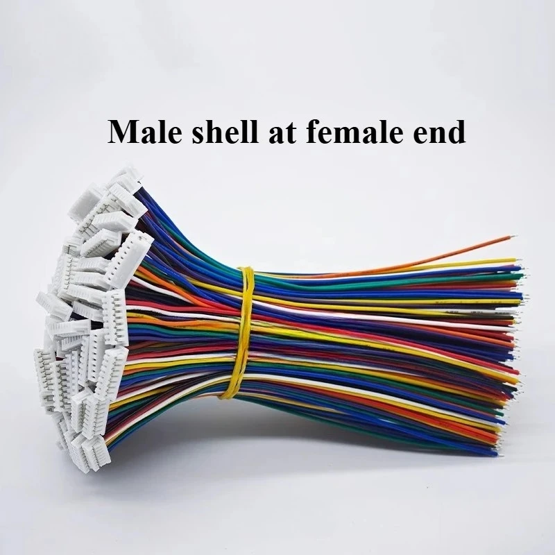 10PCS JST MX1.25 2-12Pin Air Docking Connector Draad 10/20/30cm 28AWG mannelijke/vrouwelijke paar plug Elektronische Draad 1.25mm Toonhoogte