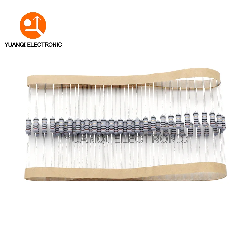 와이어 권선 저항기 퓨즈 권선 저항, 1/2W 5% 0.5W, 0.1R, 0.15R, 0.22R, 0.5R, 1R, 2.2R, 4.7R, 10R, 22R, 33R, 47R, 100R, 220R ohm, 20 개