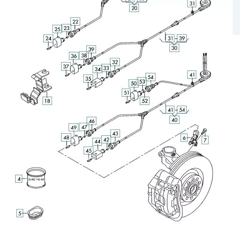 Sensor traseiro do Abs do ABS para Mercedes, Auto peça de substituição, Classe A W176 B-Class, Cla Gla W246 Cla Gla X117, A2469059402, 1Pc