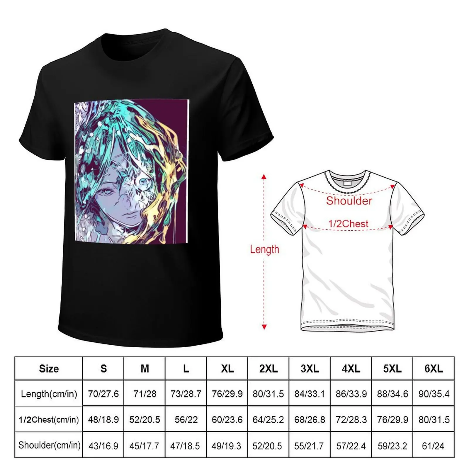 Houseki no Kuni|Land of the Lustrous - Phosphophyllite (Sketch) T-Shirt Water Resistant Casual T-Shirt