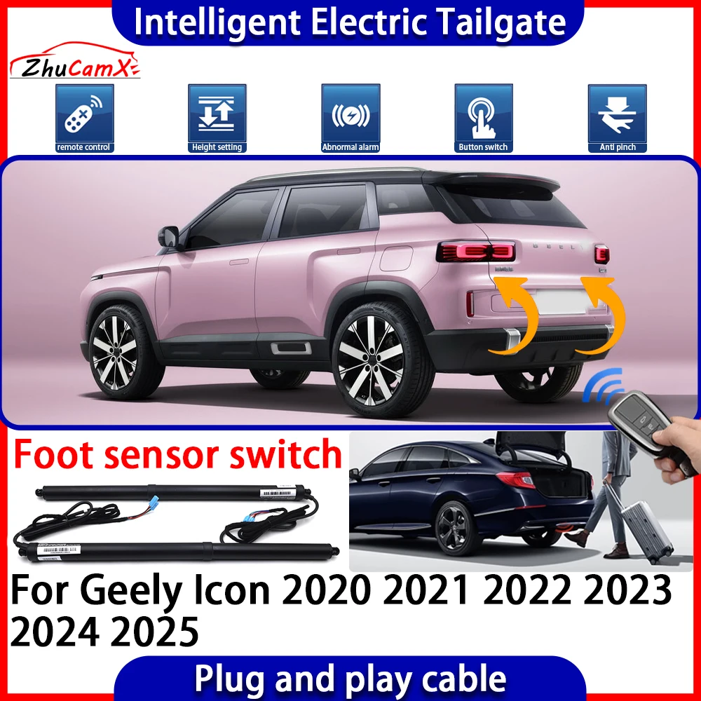 

Automatic Lifting kit Opening Trunk Intelligent Electric Tail Gate Lift Tailgate for Geely Icon 2020 2021 2022 2023 2024 2025