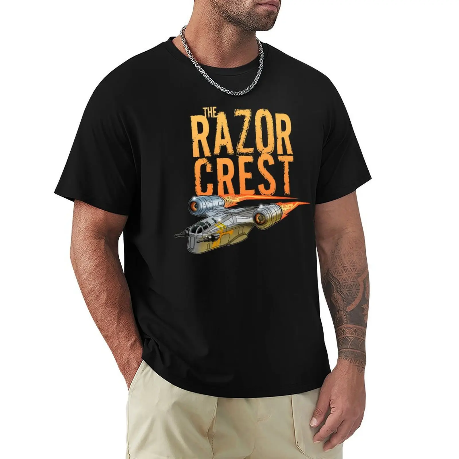 The Razor Crest T-Shirt summer top funnys t shirts for men cotton