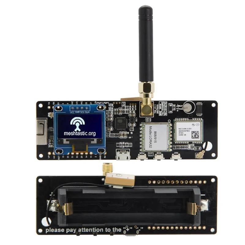 For Meshtastic T-Beam V1.2 ESP32 LoRa Development Board with OLED Display 868Mhz for-AD23