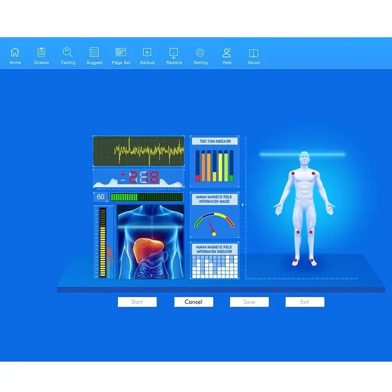 Generation Professional Quantum Magnetic Resonance Analyzer 2025 Version Body Sub Health Diagnosis Machine Multiple