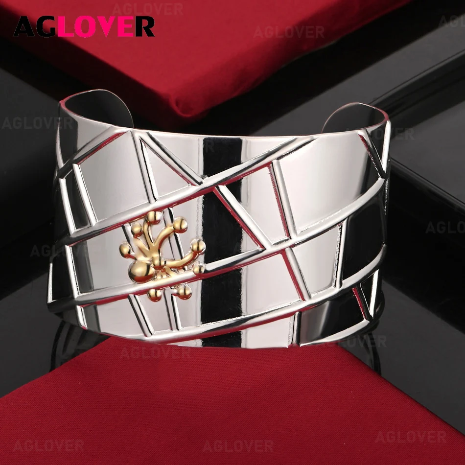 AGLOVER 925 Sterling Silver Diamond-Shaped Square Inlaid Spider Bracelet Noble And Versatile Women'S Birthday Gift Jewelry
