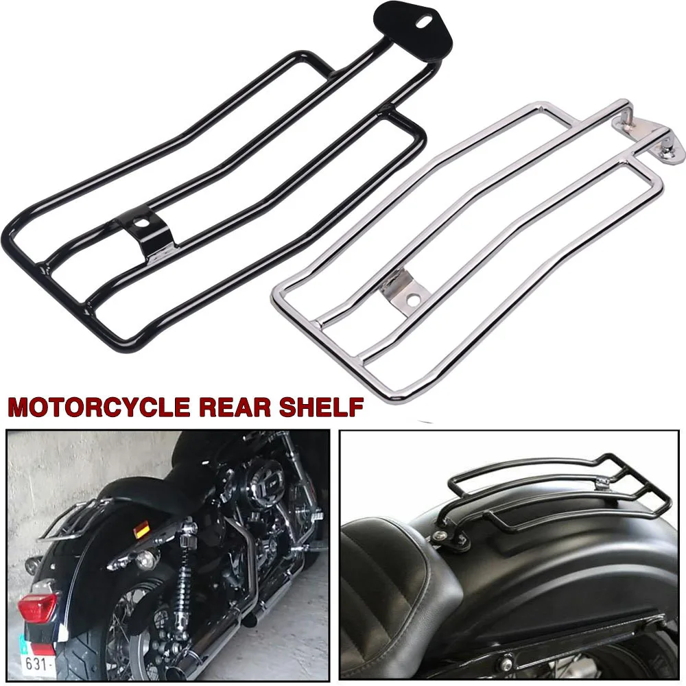 

Motorbike Rear Tail Rack Rear Cargo Rack High Quality Luggage Rack Modification Accessories For Harley-Davidson XL883/1200 X48