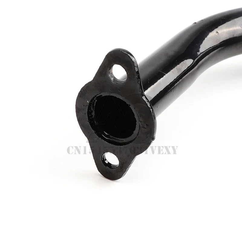 عادم كاتم صوت أسود KF لمحرك ثنائي الأشواط للدراجة الآلية 80cc 66cc 49cc