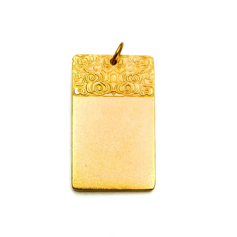 Locket - Trendy Chinese-style Men's and Women's Version - Amulet for Protection and Good Luck 9999gold
