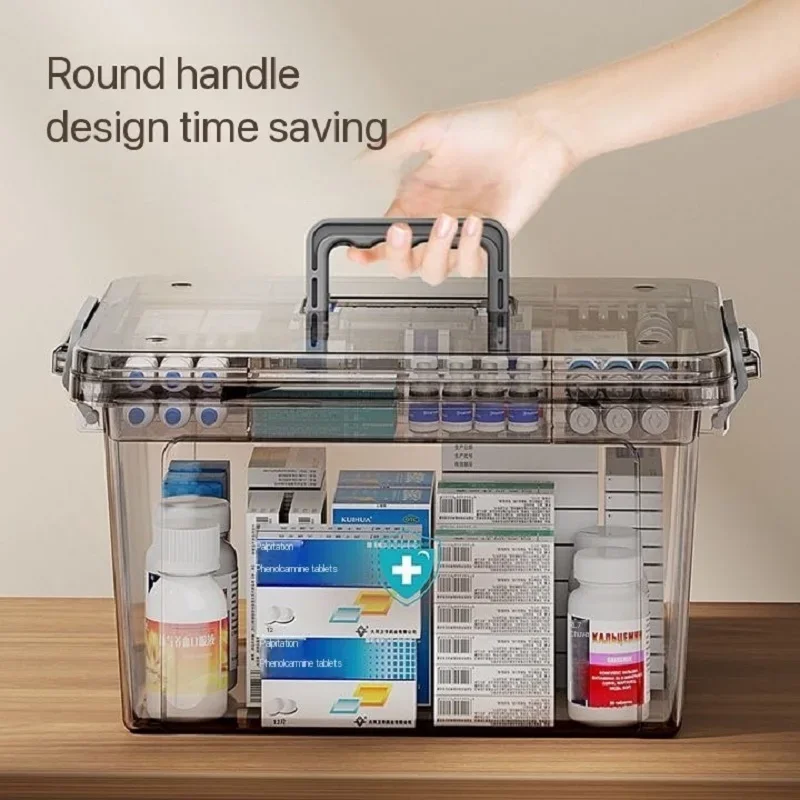 RV Use Household Multi-layer Storage Box, Medicine Box, Medicine Compartment, Emergency Medical Box