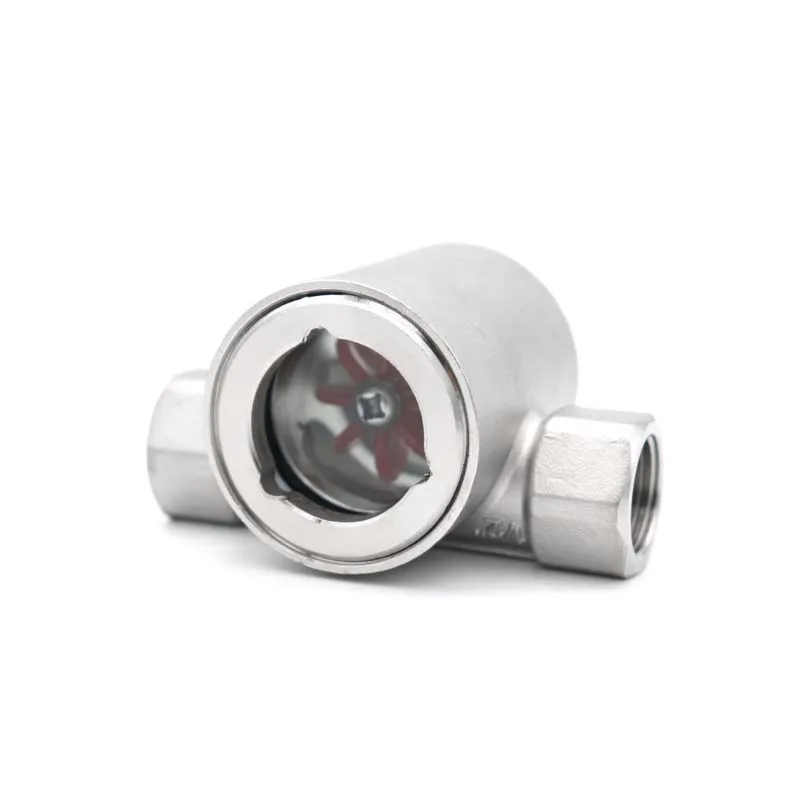 1/4" 3/8" 1/2" 3/4" 1" 1-1/2" 2" BSPT żeński ze stali węglowej 304 ze stali nierdzewnej wizjer wizjerowy wskaźnik przepływu z wirnikiem