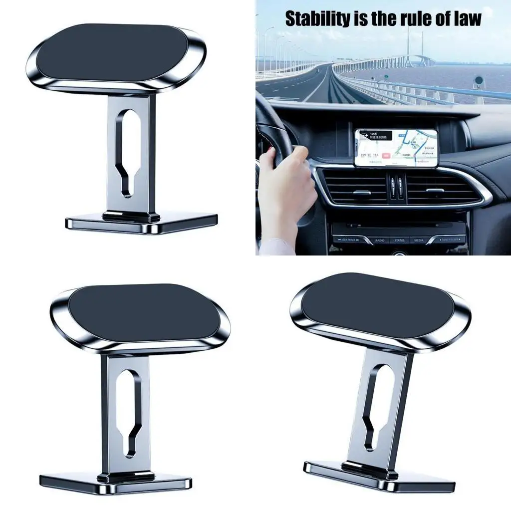 R53C حامل هاتف سيارة صغير متعدد الوظائف مع عقد مغناطيسي قوي ويد واحدة تعمل بين قوسين سيارة مغناطيسية صغيرة لتوفير المساحة