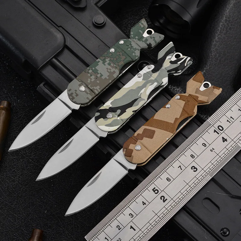 Manufacturer provides high hardness folding knives for outdoor camping, mountaineering, mini pocket knives, outdoor knives, tact