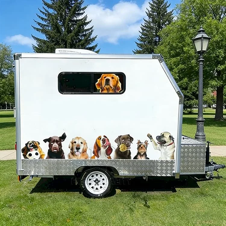 Robust Mobile Pet Grooming Trailer Built For Long Term Use Full Service Mobile Dog Wash Grooming Trailer