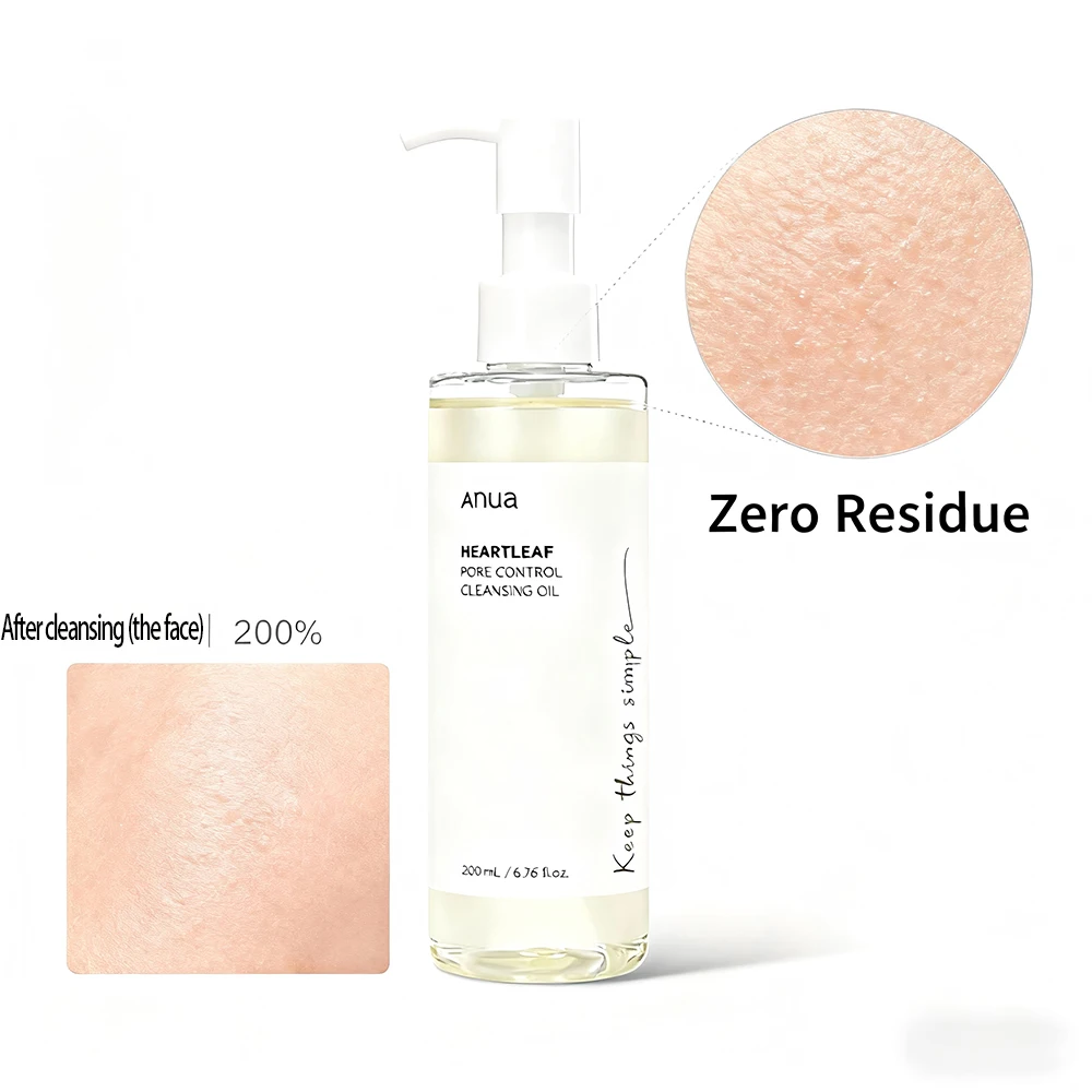 زيت تنظيف المسام من أنوا هارتليف، زيت تنظيف للبشرة الدهنية، مزيل مكياج للتنظيف العميق، العناية بالبشرة الكورية