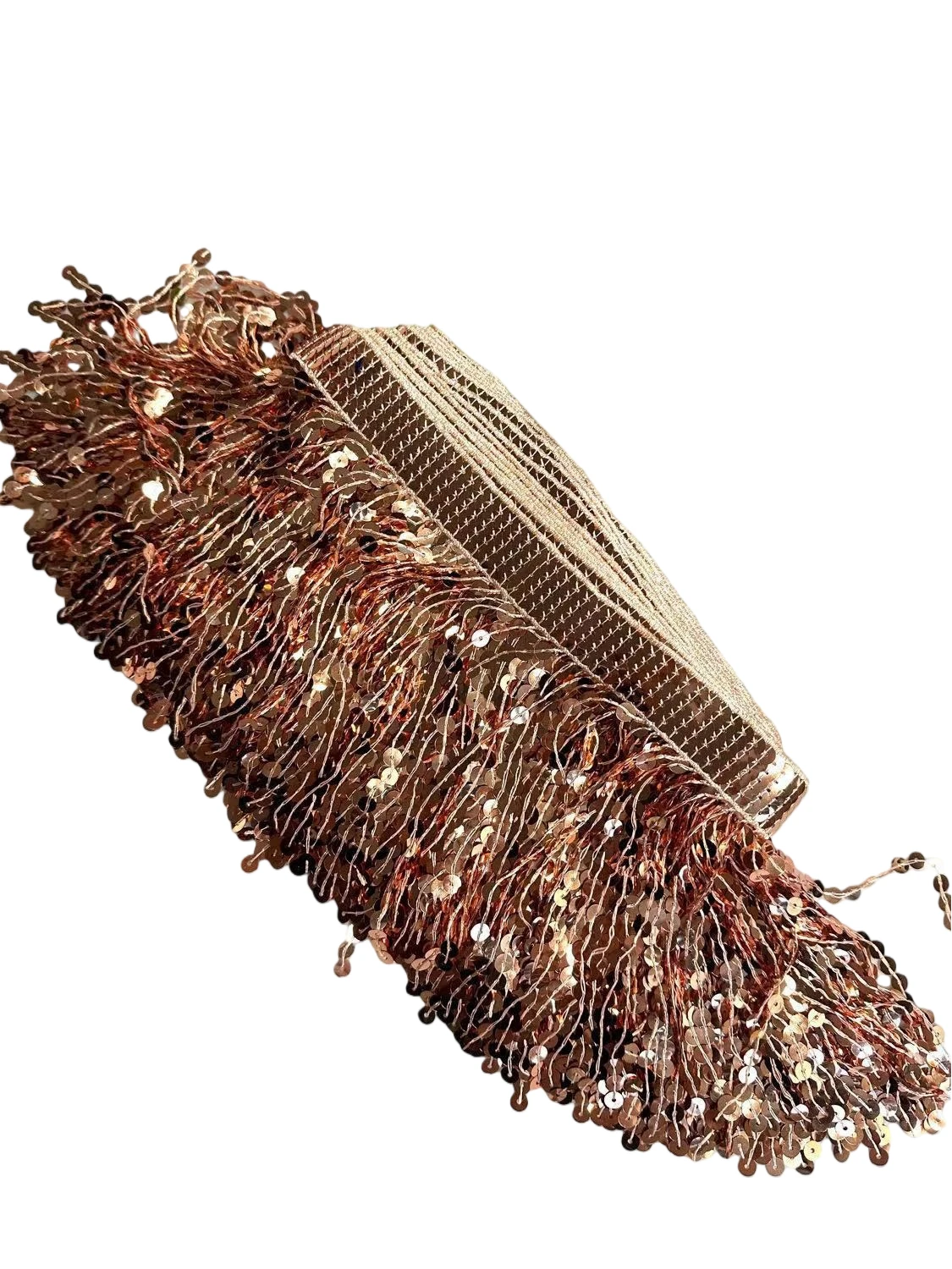 10 Jahre/Lot # 26122 W16cm Quasten-Pailletten Bestickte Spitze Lateinamerikanische Tanzkleider Bühnenkostüme Zubehör Rock Hersteller Großhandel – Detail 5