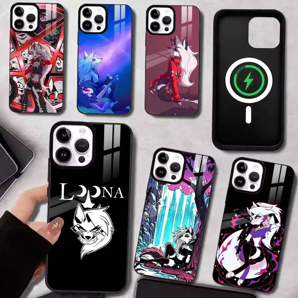 

H-Helluvas Boss Loona Blitzo Phone Case For iPhone15,16,17,14,13,12,11 Plus,Pro Magnetic For Wireless Charging