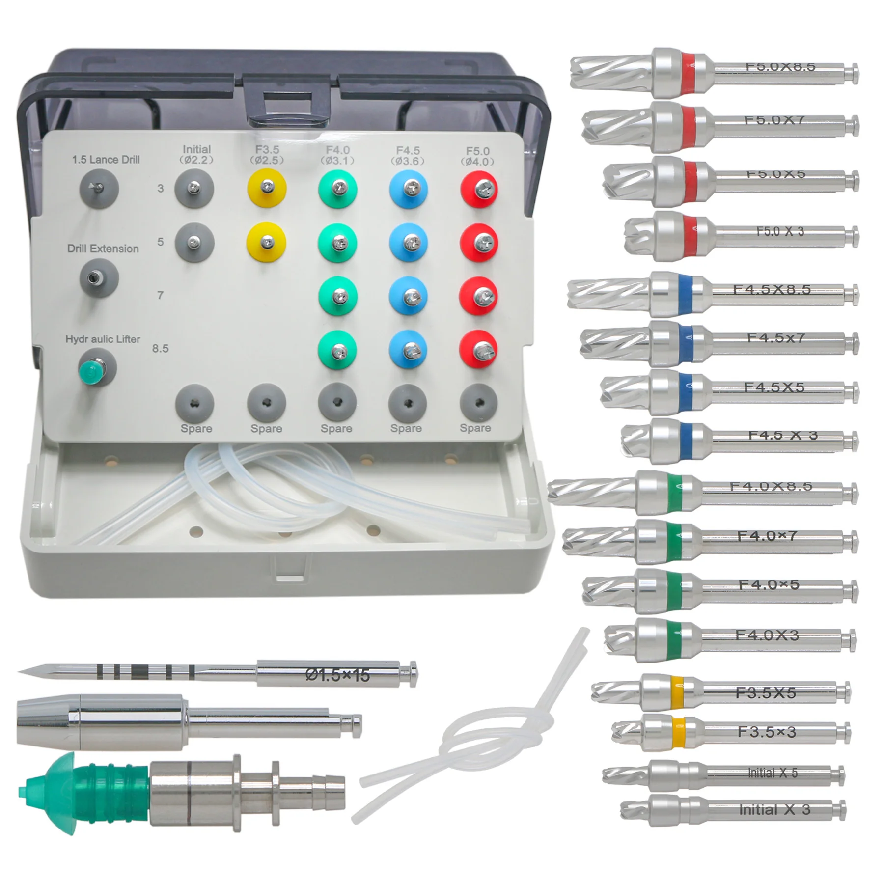 Dental Easy Bone Compaction Kit Fit Hiossen Implant Sinus Lift Kit for Soft Bone