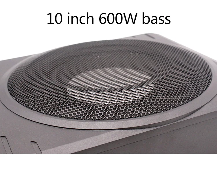 Subwoofer delgado para debajo del asiento de coche, música discoa, subwoofer activo para coche de alta calidad, Woofer para coche de gran potencia