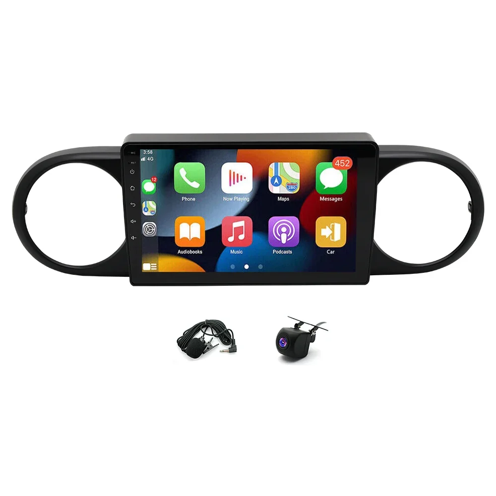 راديو سيارة ستيريو مناسب لسيارة Carplay Android Auto 9 بوصة أندرويد 15 Navi WiFi SWC شاشة مقسمة FM/RDS 2 + 64G لـ Scion XB 2008-2015